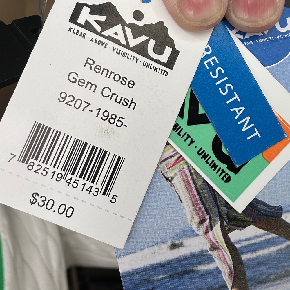 KAVU Renrose Crossbody Pouch Gem Crush Pastel Rope Bag Accessory NWT - Picture 3 of 5